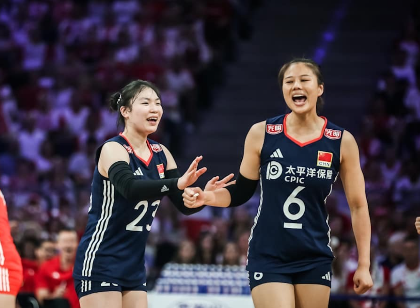 年世界女排, 被追到, net
